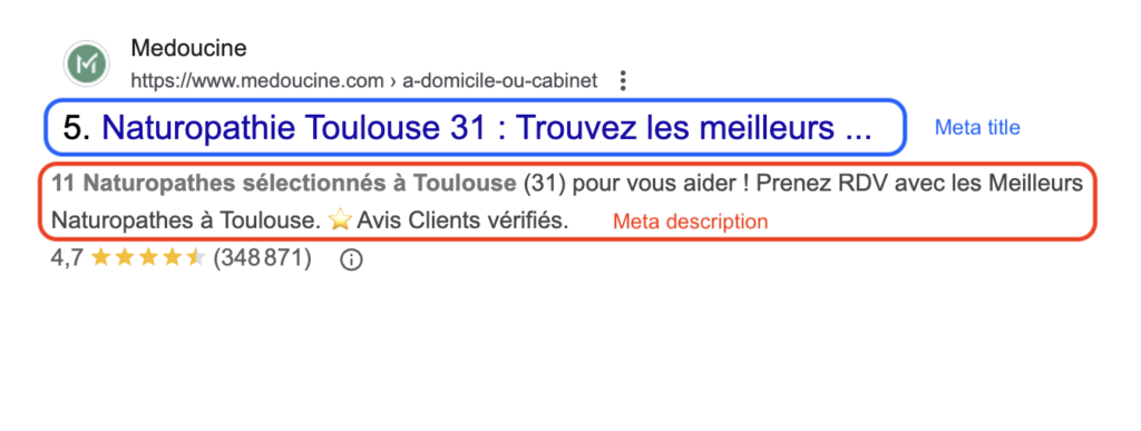 balises meta des pages web